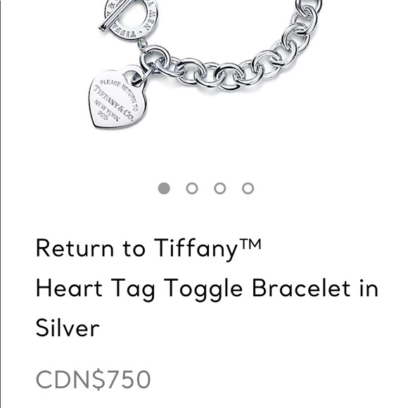 Tiffany & Co Heart Tag Toggle Bracelet - Picture 2 of 2